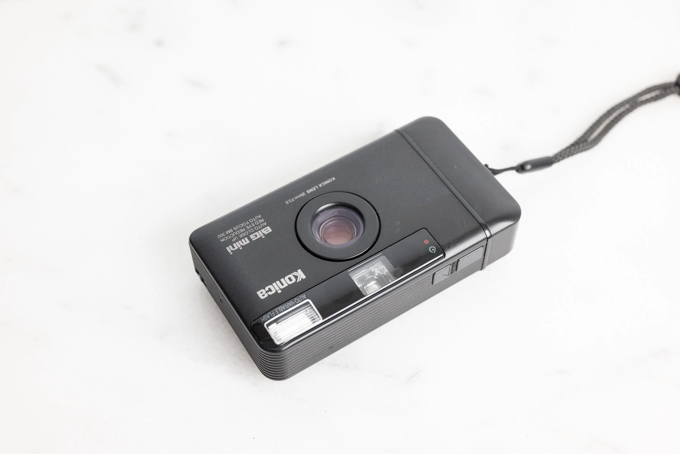 Konica Big Mini 35mm Point and Shoot Film Camera - Fully